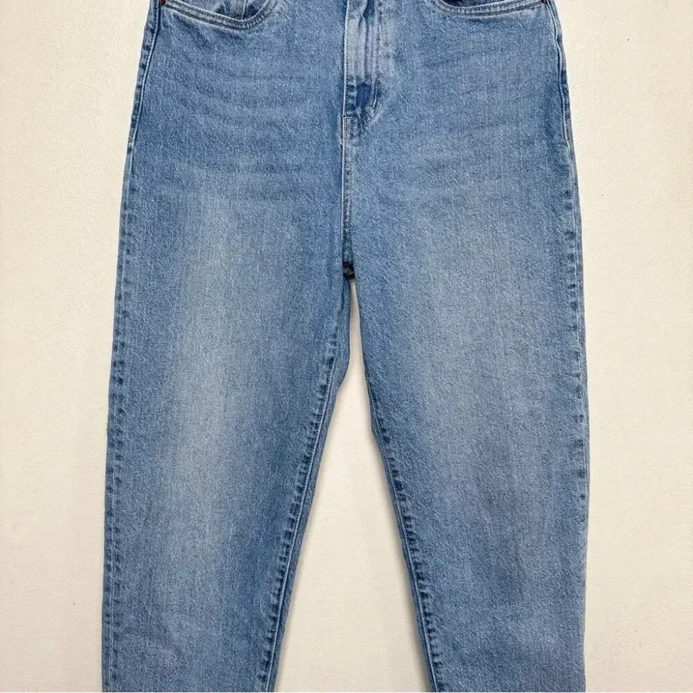 Ever  New Womens 6 Denim Effy Barrell Relaxed Leg Jeans Medium Wash - Picture 6 of 14